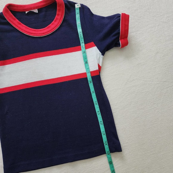 Vintage Navy & Red Tee 3t - Picture 5 of 7